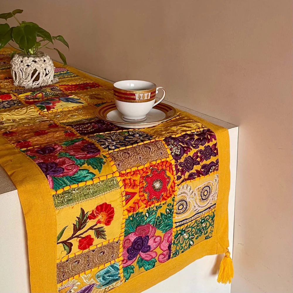 Atrangi_Studio_Patchwork_Table_Runner_Yellow_01